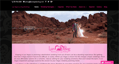 Desktop Screenshot of lasvegasluvbugweddings.com